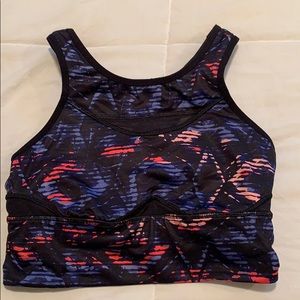 Multi color/ mesh sports bra
